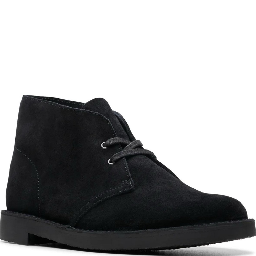 Mens Clarks Shepton Boot in‎ Black Suede Size 13